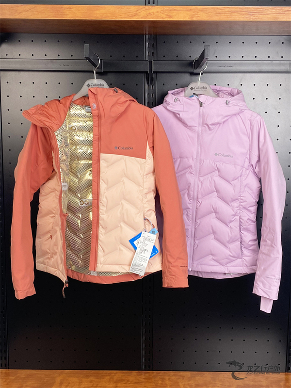 23 New Autumn and Winter Columbia Women's Outdoor Windproof 650 Fill down Jacket | Wr9048