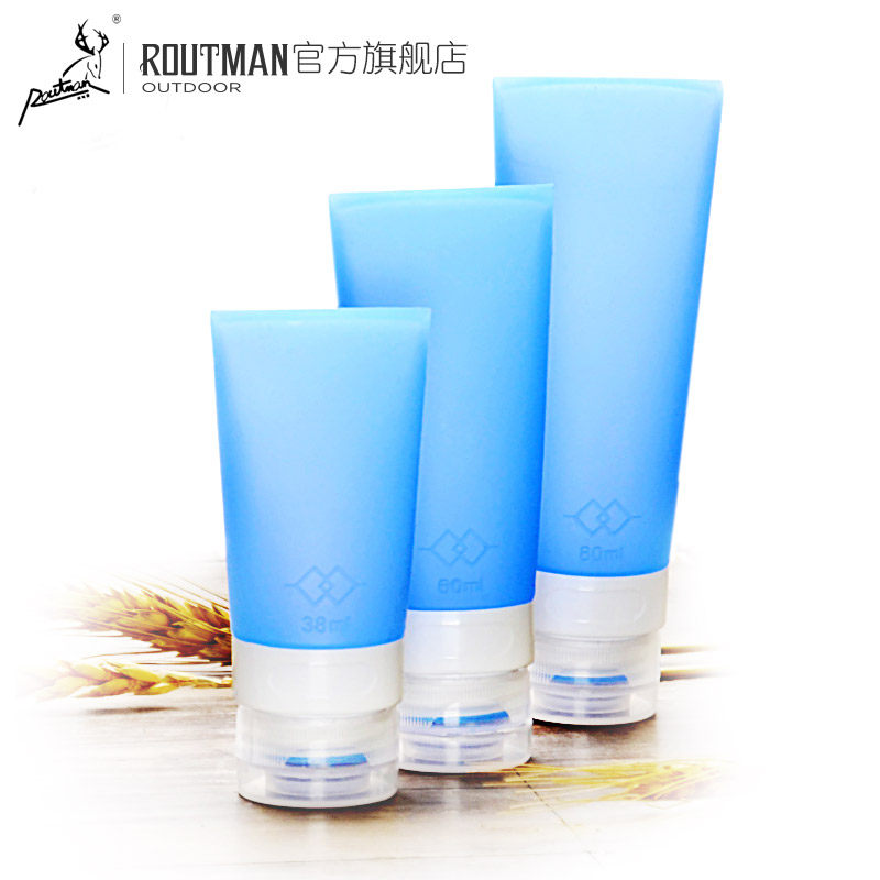 Lutman Cosmetics Silicone Bottle Set Shampoo Shower Gel Travel Wash Bag Travel Small Bottle