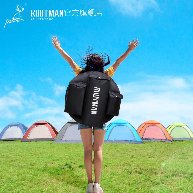 Tent Outdoor 2 People Camping Solo Home Field Camping Anti-Rainstorm Thickening 3-4 People Speed Opening Fully Automatic Equipment