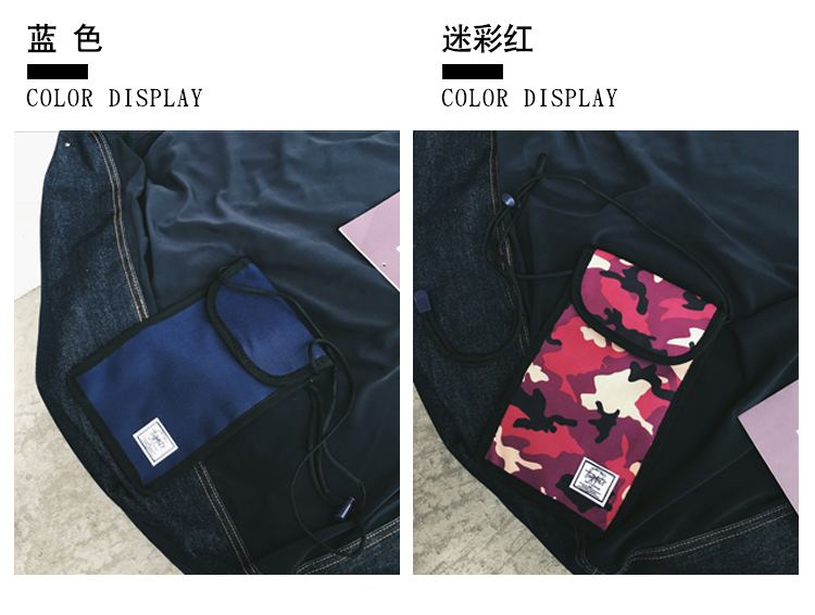 Tide thương hiệu hip hop nhỏ Messenger túi đeo vai nam thanh niên điện thoại di động túi mini Harajuku đường phố ba lô 蹦 di túi túi đeo chéo nữ hàng hiệu