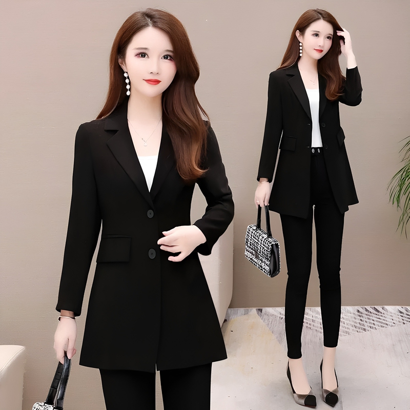 Women's Blazer 2026 New Spring and Autumn Korean Style Slim Fit Middle-Aged Mother's Clothing Plus Size Suit Jacket for Women