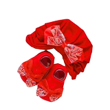 Красная детская шапка подходит для мужчин и женщин для раннего возраста, детские праздничнные осенние носки