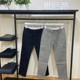 Genuine Baleno casual pants men's new pure cotton slim fit solid color simple four-season micro-elastic casual pants