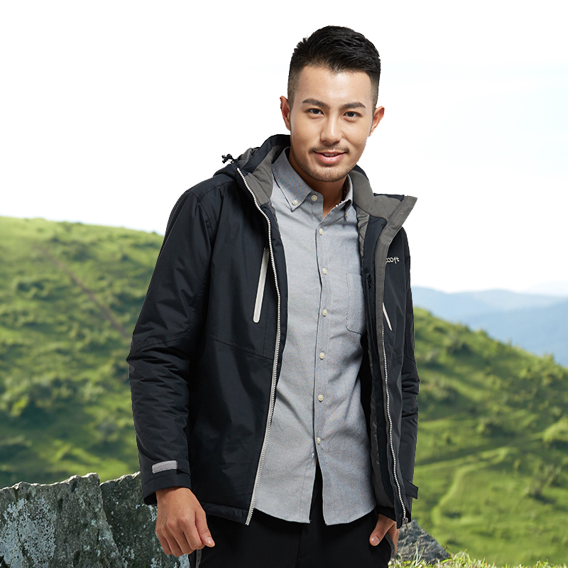 33000ft submachine clothing male outdoor Tibetan tourist climbing clothes waterproof windproof thickened cotton jacket jacket