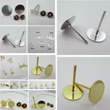 Универсальные золотые модные серьги, серебро 925 пробы