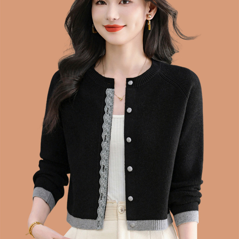 Tweed Style Jacket for Women 2026 New Autum Style, Stylish High-Waisted Sweater, Wool Cardigan, High-End Outerwear to Be Paired with a Skirt Tweed Style Jacket for Women 2026 New Autum Style, Stylish High-Waisted Sweater, Wool Cardigan, High-End Outerwear to Be Paired with a Skirt