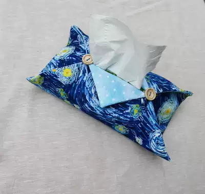 Christmas New Year gift fabric DIY making double-sided tissue wrapping material wrapped sanitary carton living room tea mat