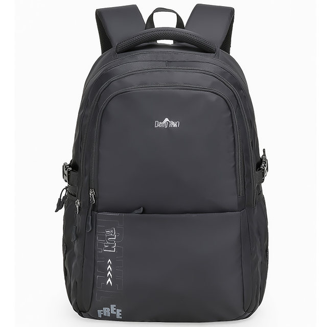 Middle School Student Schoolbag Male Junior High School Student Large Capacity High School Student Backpack Burden-Reducing Backpack Fashion Trend 24 New Style