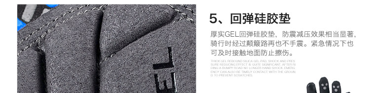 Gants de cyclisme mixte NUCKILY - Ref 2243273 Image 46