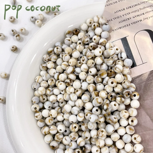 Милое японское акриловое украшение-шарик, браслет из бисера ручной работы, ожерелье, бусины, аксессуары, DIY