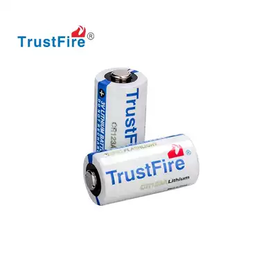 TrustFire CR123A 3 0v 1300mAh disposable lithium battery camera flashlight not available