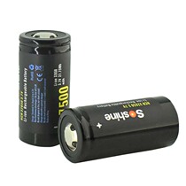  Soshine 32650 3 7V 7500mAh Rechargeable lithium battery with protection