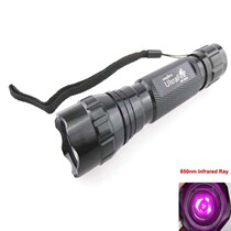  UltraFire 501B 850nm IR Infrared flashlight Night shooting auxiliary