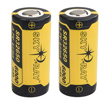  SKY RAY S32650 3 7V 6000mAh mAh Rechargeable lithium battery