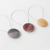 Round screw no installation modern random buckle strong suction ferromagnetic iron curtain strap living room bedroom Exhibition Hall