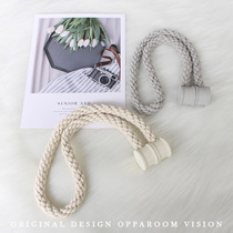 Xingyun flowing water non-perforated adsorption in the curtain buckle strong magnetic iron absorption living room bedroom Coffee House dormitory strap