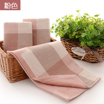 Pure cotton fabric nostalgic plaid towel foreign trade export tail single super soft and environmentally friendly