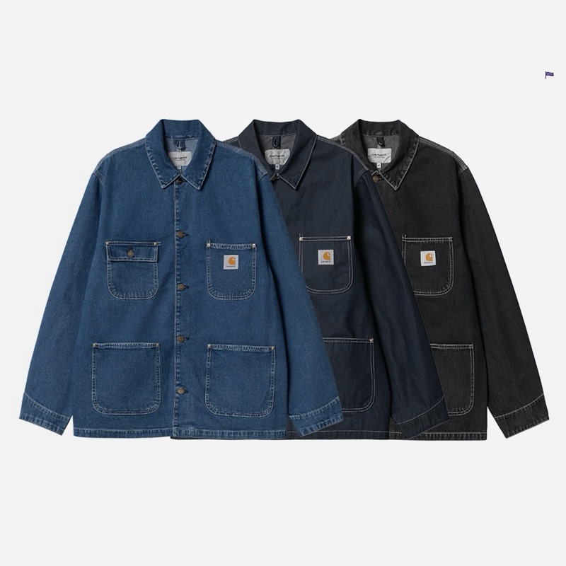 In Stock Carhartt Wip Og Chore Coat Carhartt Michigan Denim Jacket 031896