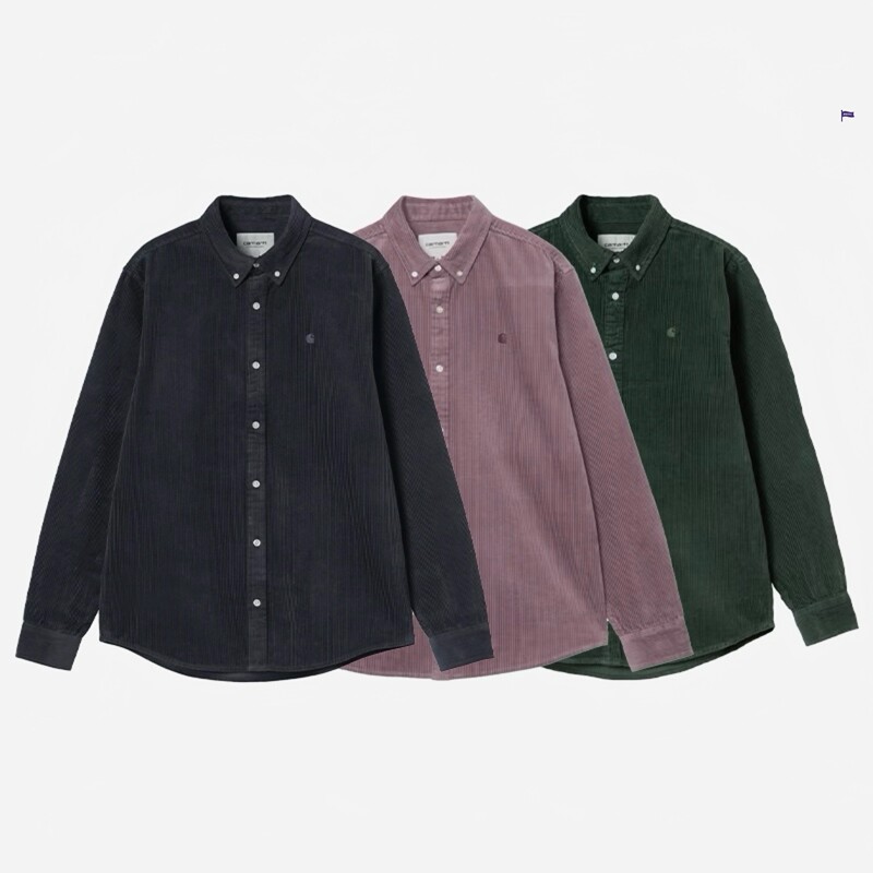 Special Offer Carhartt Wip Madison Cord Carhartt Embroidered Corduroy Shirt 029958