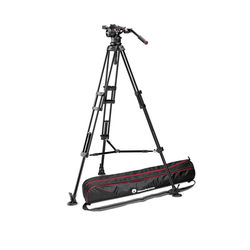 Manfrotto MVKN12TWINM 사진 및 비디오 이중 튜브 삼각대 세트(N12 헤드 545B 삼각대)