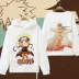 Naruto Sweatshirt Naruto Sasuke Áo khoác có mũ trùm đầu ngoại vi Quần áo mùa thu và mùa đông Quần áo hai chiều Anime nam và nữ - Carton / Hoạt hình liên quan