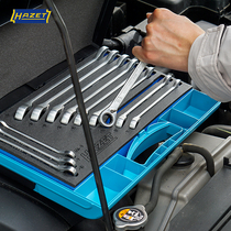 HAZET German imported ratchet dual-purpose wrench set opening plum blossom wrench set auto repair auto maintenance tool
