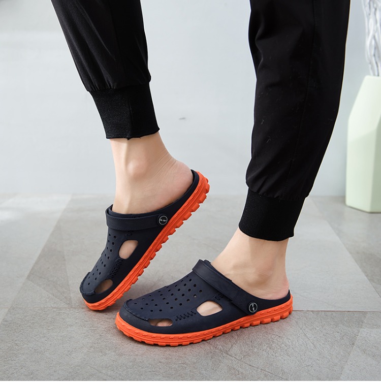 Việt Nam dép cao su tự nhiên nam Wentu giày lỗ kinh doanh phụ nữ kỳ nghỉ giải trí thoải mái mềm du lịch giày bãi biển shop giày nam đẹp