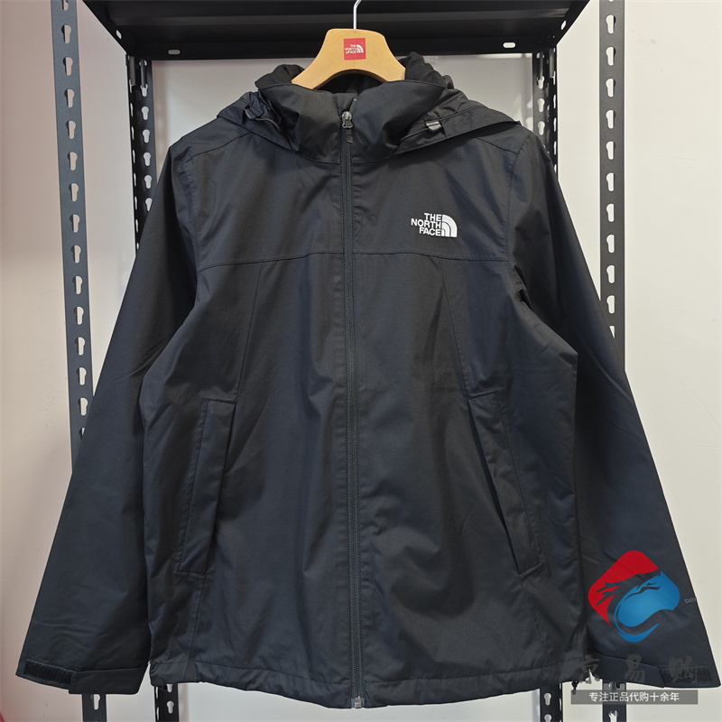 [in Stock] the North Face Men's Sangro Black Warrior Waterproof Jacket with Optional Liner 88Fr