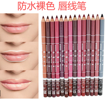 Snow White Nude lip liner eyeliner does not fade color lip pen color lip pen no decolorization waterproof no dizziness