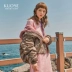 Màu sắc rộng 2018 mùa đông mới dành cho phụ nữ Hàn Quốc dịch vụ bánh mì ngắn sang trọng áo khoác phao nữ hàn quốc Bông