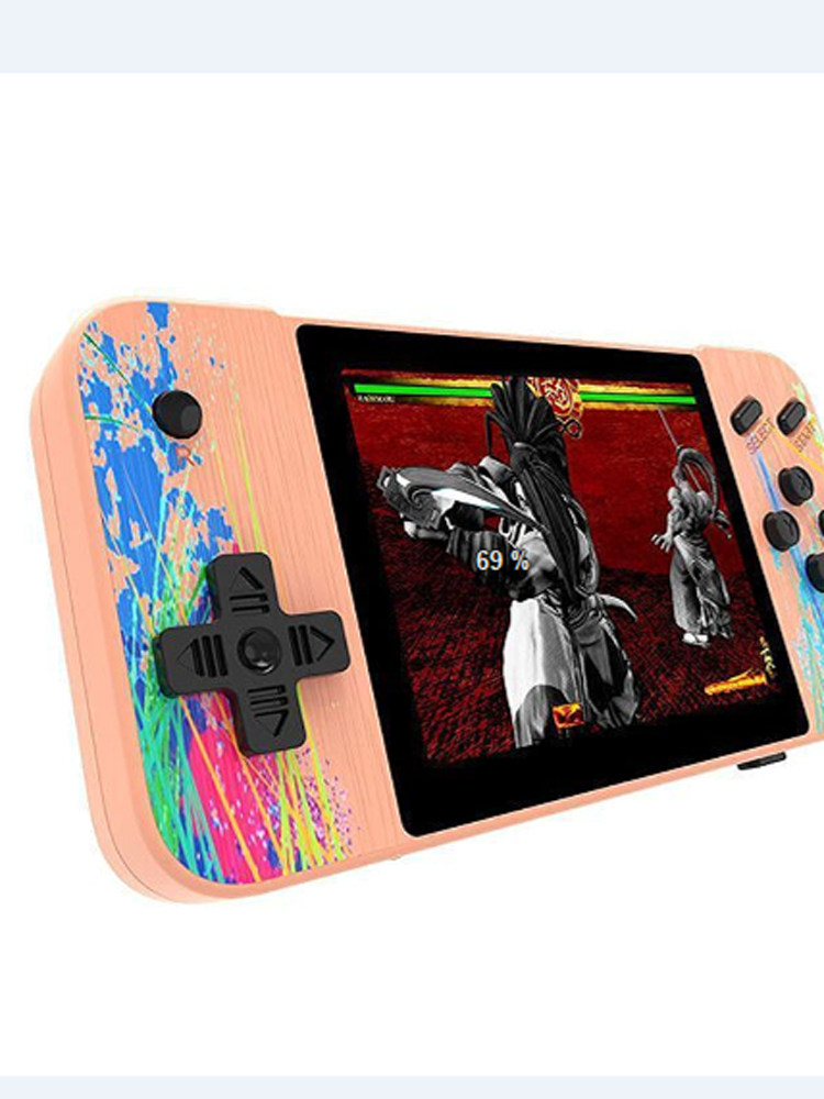 Game Console Childhood Handheld Fc Nostalgic Model Old-Fashioned Home Tv Children's Game Console Large Screen Horizontal Version 8090