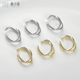 Клипсы, серьги ручной работы, аксессуар, 14 карат, золотой цвет, без проколов ушей