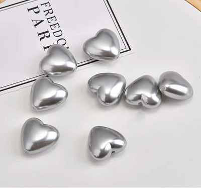 Серьги из жемчуга в виде сердечка ручной работы, аксессуары, белый чай улун Да Хун Пао, бусины