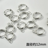 2# Серьги, белый k цвет 12 мм 【1】