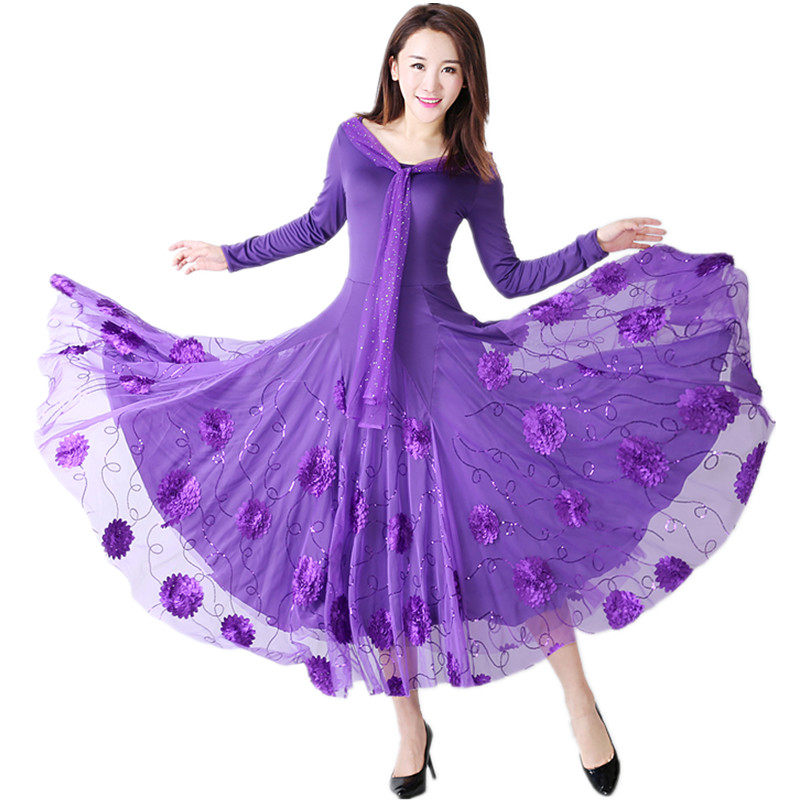 Modern Dance Dress National Standard Dress Waltz Fellowship Performance Clothes