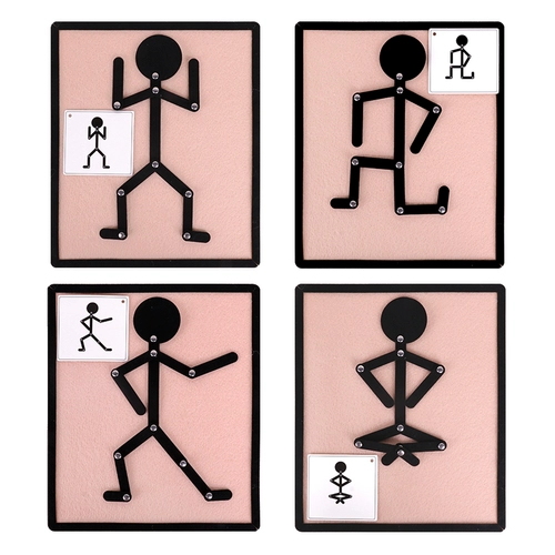 Спортивные минифигурки, кукла для детского сада, флисовые учебные пособия, DIY