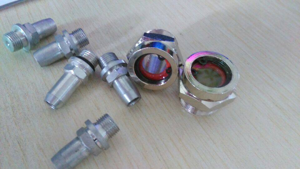 View of the fire mirror kilns with a mirror view of the thermal lens and a piezometric nozzle