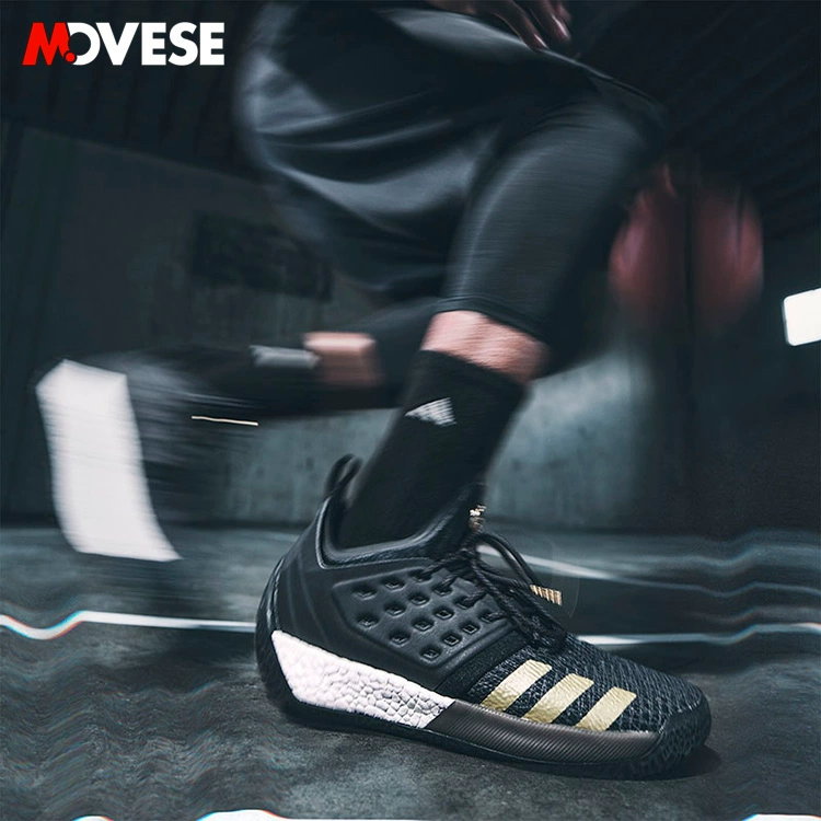 Giày bóng rổ chiến đấu vàng đen thế hệ 2 của Adidas Harden Vol.2 Harden AH2215 giày tập gym nam