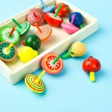 Деревянный крутящийся волчок, игрушка для мальчиков и девочек, новая коллекция, ручной поворот, антистресс, ностальгия