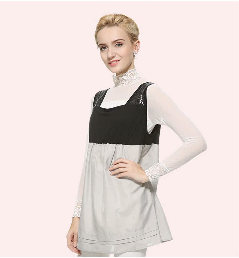 Youjia phóng xạ phù hợp với trang phục bà bầu chính hãng quần áo chống bắn bạc sợi sling tạp dề tạp dề khuyến mãi bốn mùa áo hè chống bức xạ cho bà bầu