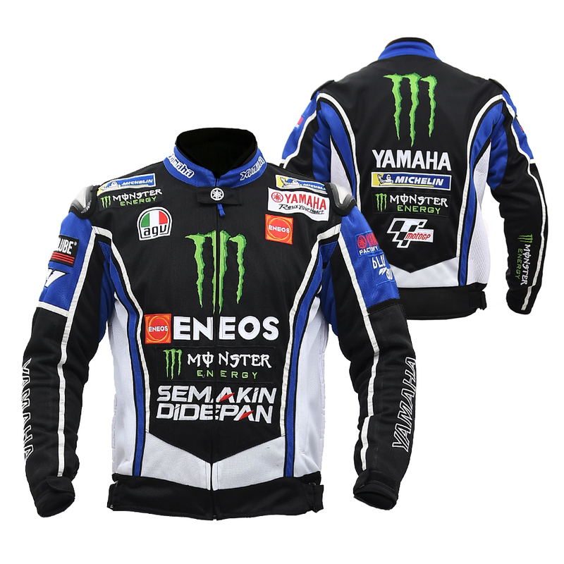 New Four-Season Motorcycle Riding Suit for Men, Racing Windproof and Anti-Fall Clothing, Rider Suit, Motorcycle Jacket, Plus Size, Blue