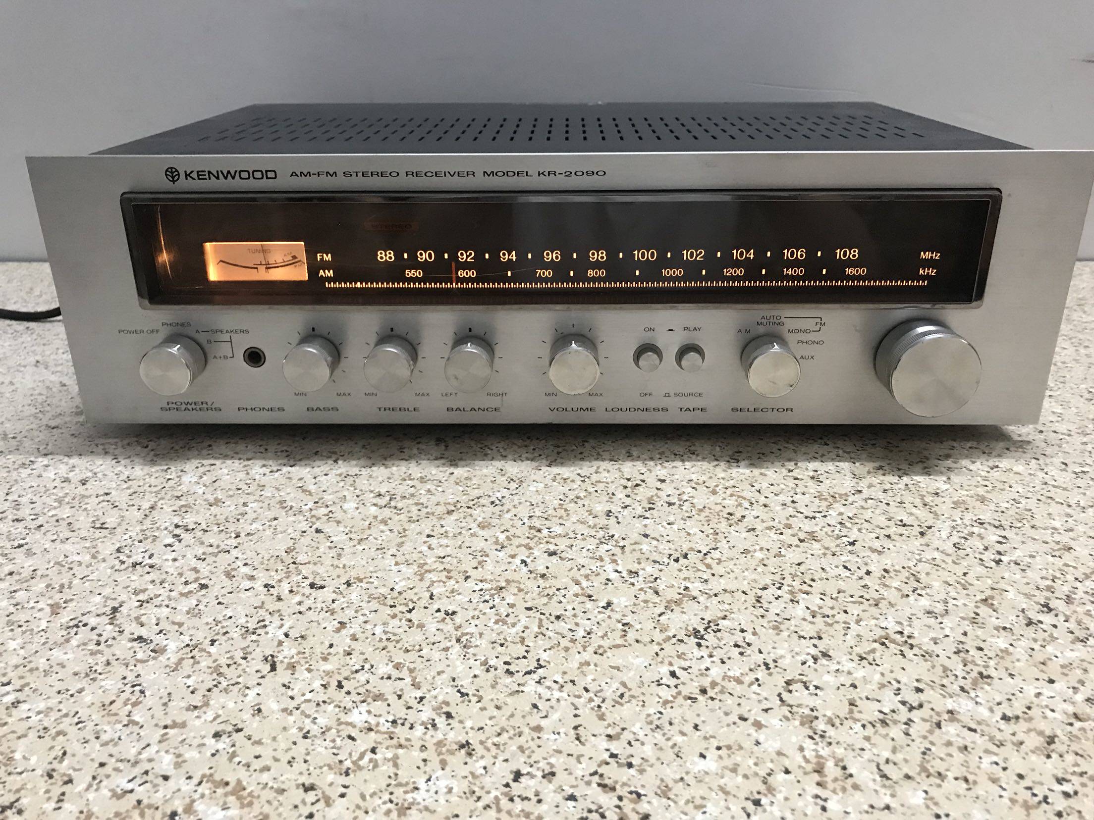 KENWOOD radio amplifier home HIFI radio original into 120V voltage