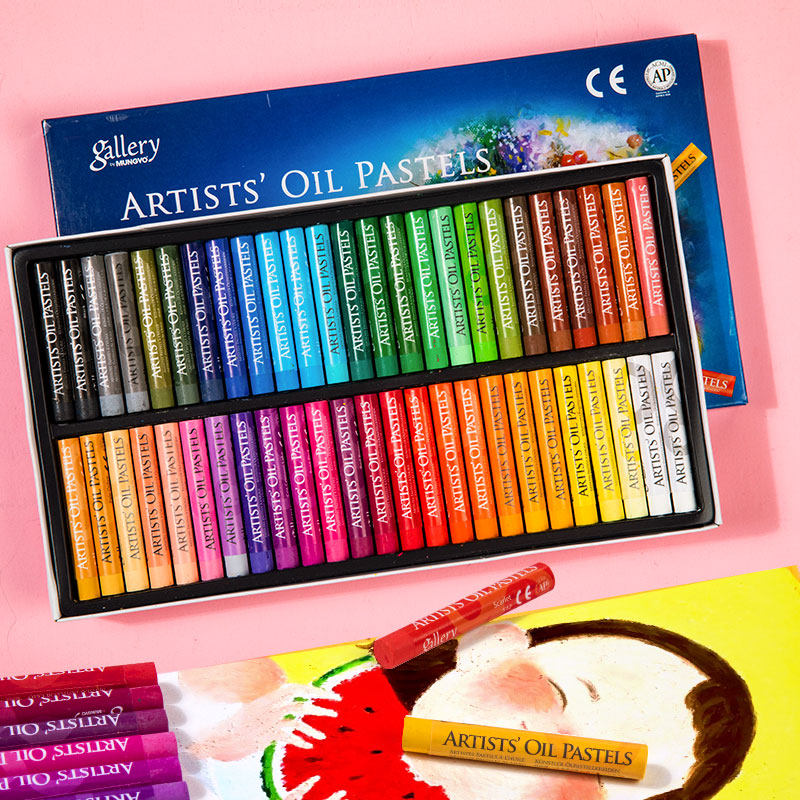 Official Ally of Korea Crude Oil Painting Stick Kindergarten MOPS 48 Color 50 Dress Children Graffiti Painting Color Pen Oil Painting SOFT WAX PEN DRAWING PEN STUDENTS PAINTING DAZZLING STICK CRAYONS