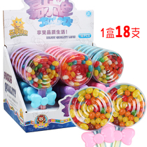 Cartoon shape wave board candy rainbow beans Geely shellfish beans candy mixed fruit flavor kids snacks batch powder