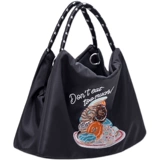 HIATUS Японская маленькая милая нейлоновая цепь, сумка через плечо, небольшая сумка, с вышивкой