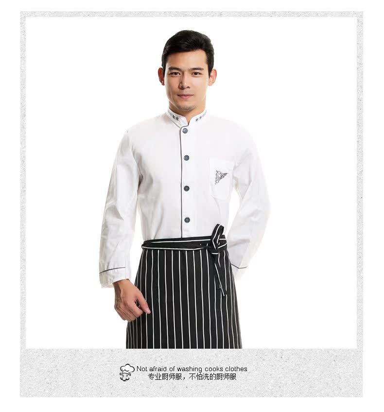 Veste chef cuisinier en Toile de coton - Ref 1911236 Image 15