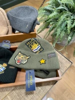 Ralph lauren, классическая шерстяная вязаная шапка подходит для мужчин и женщин