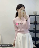 Ralph lauren, пони с круглым воротником, кардиган, с вышивкой