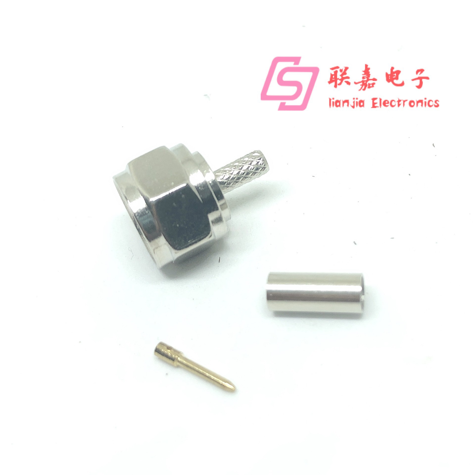 Radio Frequency coaxial connector F J-1 5 pure copper plated nickel Informing F male head crimping RG174 RG316 cable-Taobao
