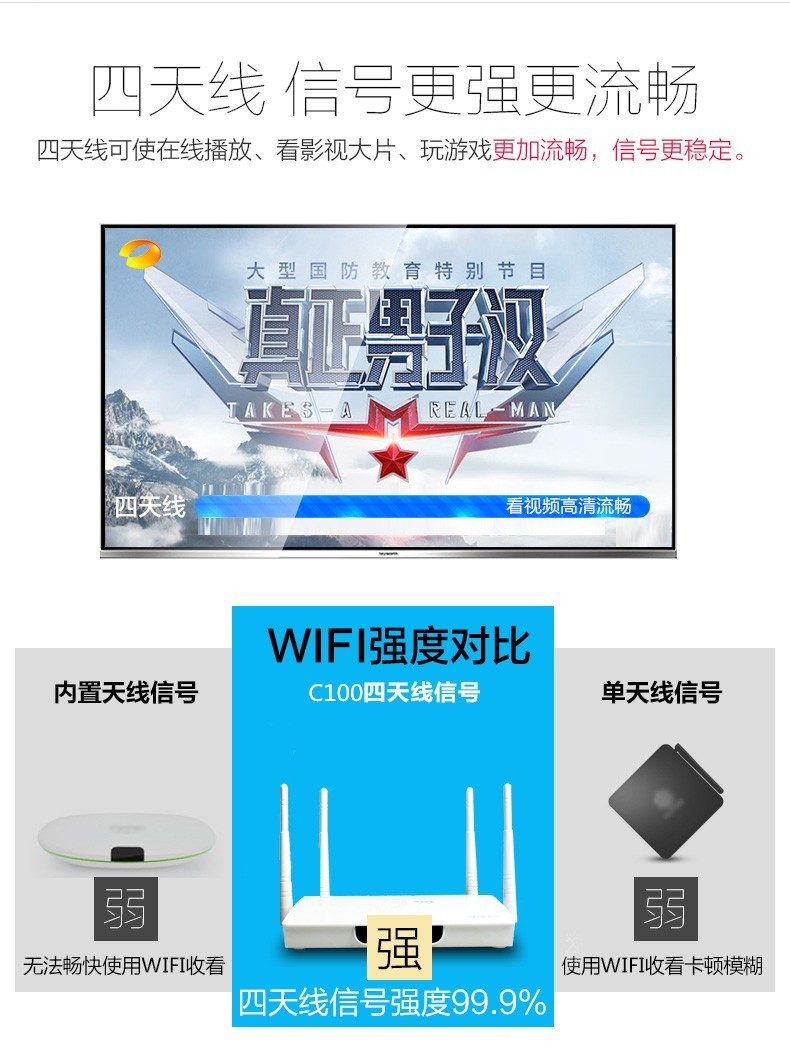 cục phát wifi di dong Shenzhoutong 8 lõi 4k mạng HD TV set-top box miễn phí phát trực tiếp hộp phát wifi không dây bộ thu sóng wifi từ xa